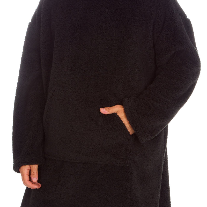 Huggable Mens Snuggle Fleece Oversized Hoodie