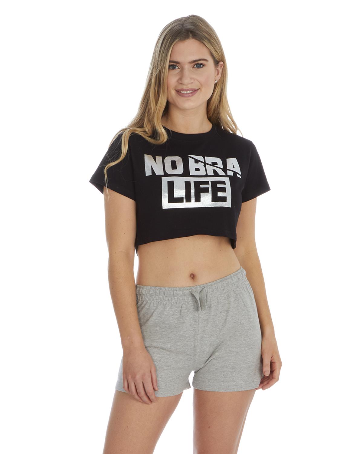 Forever Dreaming Womens "No Bra Life" Short Pyjamas