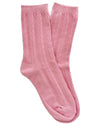 Slenderella Womens Super Soft Cable Knit Bed Socks