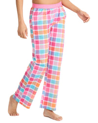 Forever Dreaming Womens Check Print Lounge Pants