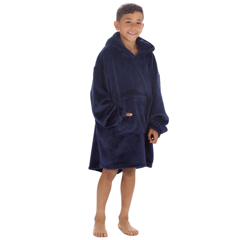 Huggable Kids Plush Fleece Oversized Snuggle Hoodie