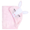 Babytown Animal Fleece Hooded Blanket