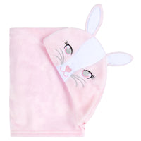 Babytown Animal Fleece Hooded Blanket