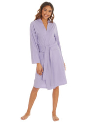 Womens Jersey Cotton Rich Kimono Robe