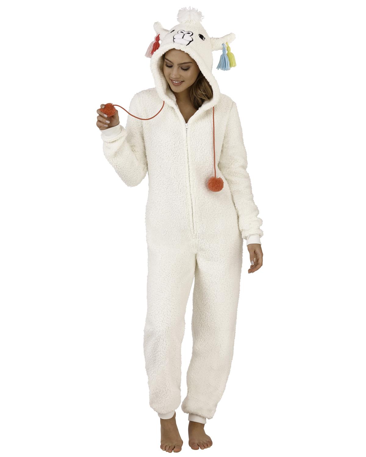 Loungeable Womens Cream Llama Onesie