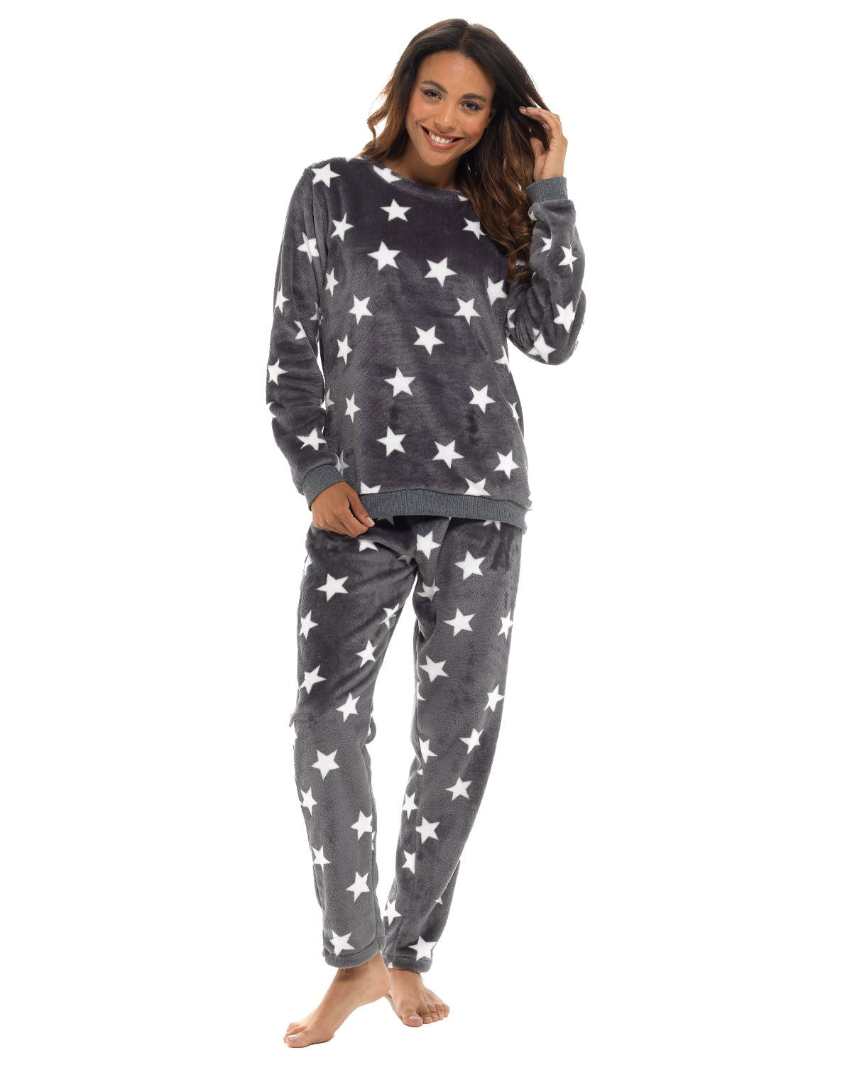 Slumber Hut Womens Star Fleece Pyjamas