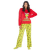 The Grinch Womens Christmas Fleece Pyjamas