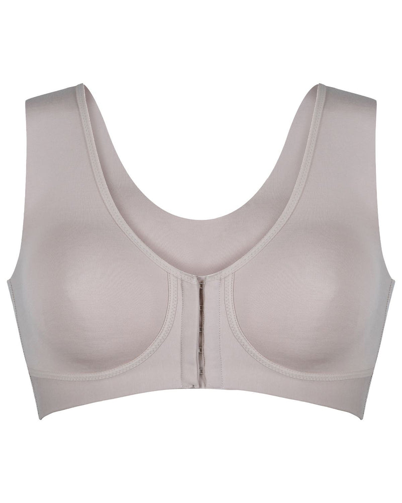 Naturana Womens Front Fastening Wireless Bra