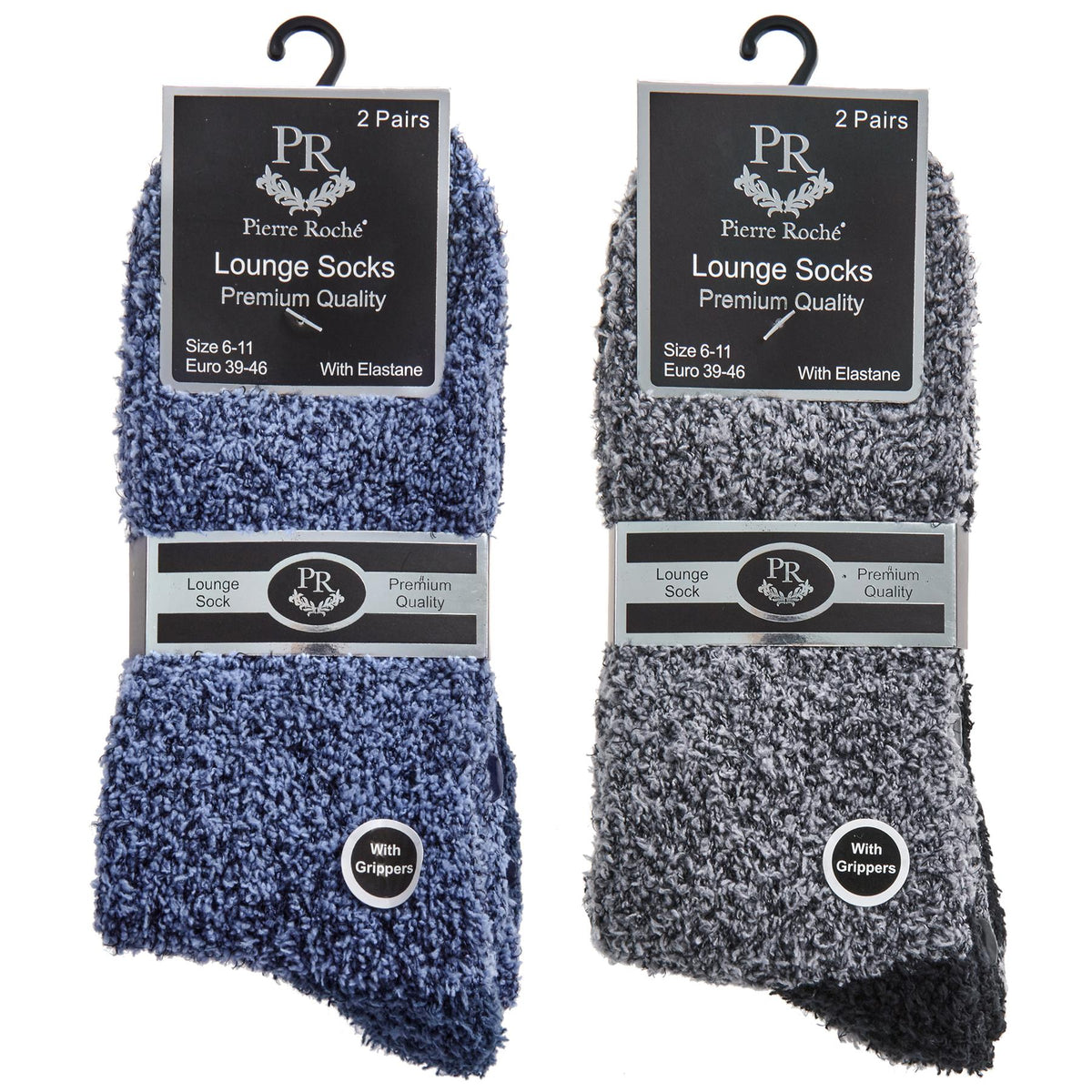 Pierre Roche Mens 4 Pack Lounge Socks