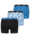 Puma Mens 3 Pack Cotton Print Boxer Shorts