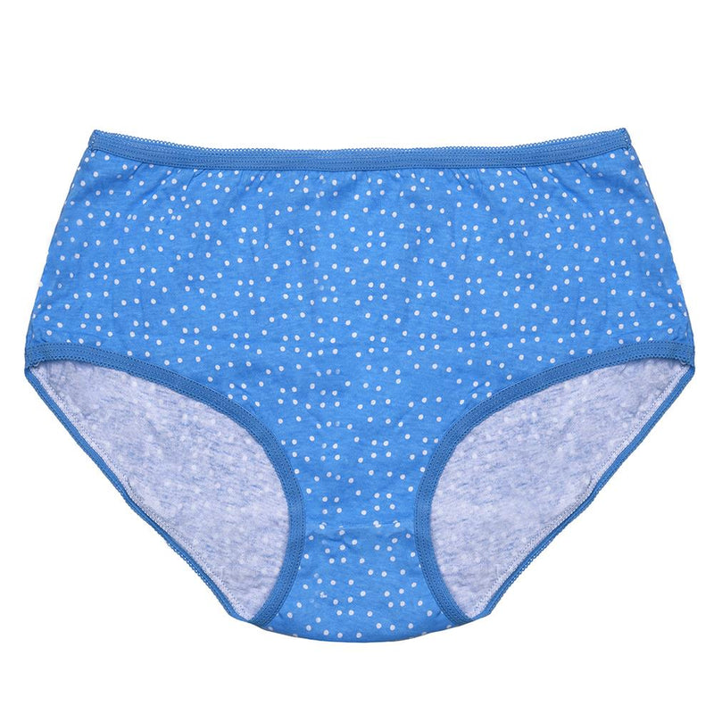 Anucci Womens 5 Pack Blue Mix Midi Briefs