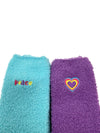 Nice Socks Womens 2 Pack Heart Cosy Socks