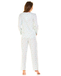 La Marquise Womens Pleated Susan Long Sleeve Pyjamas