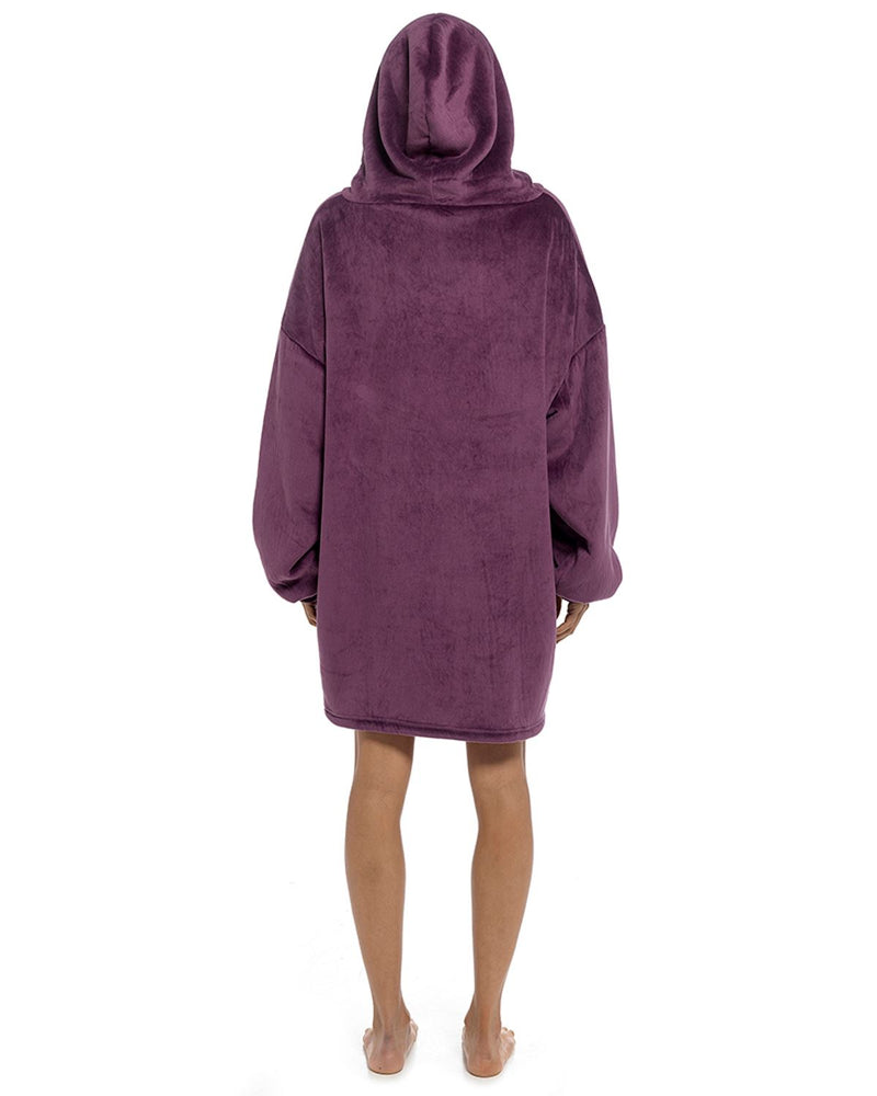 Wolf & Harte Womens Sherpa Lined Snuggle Hoodie