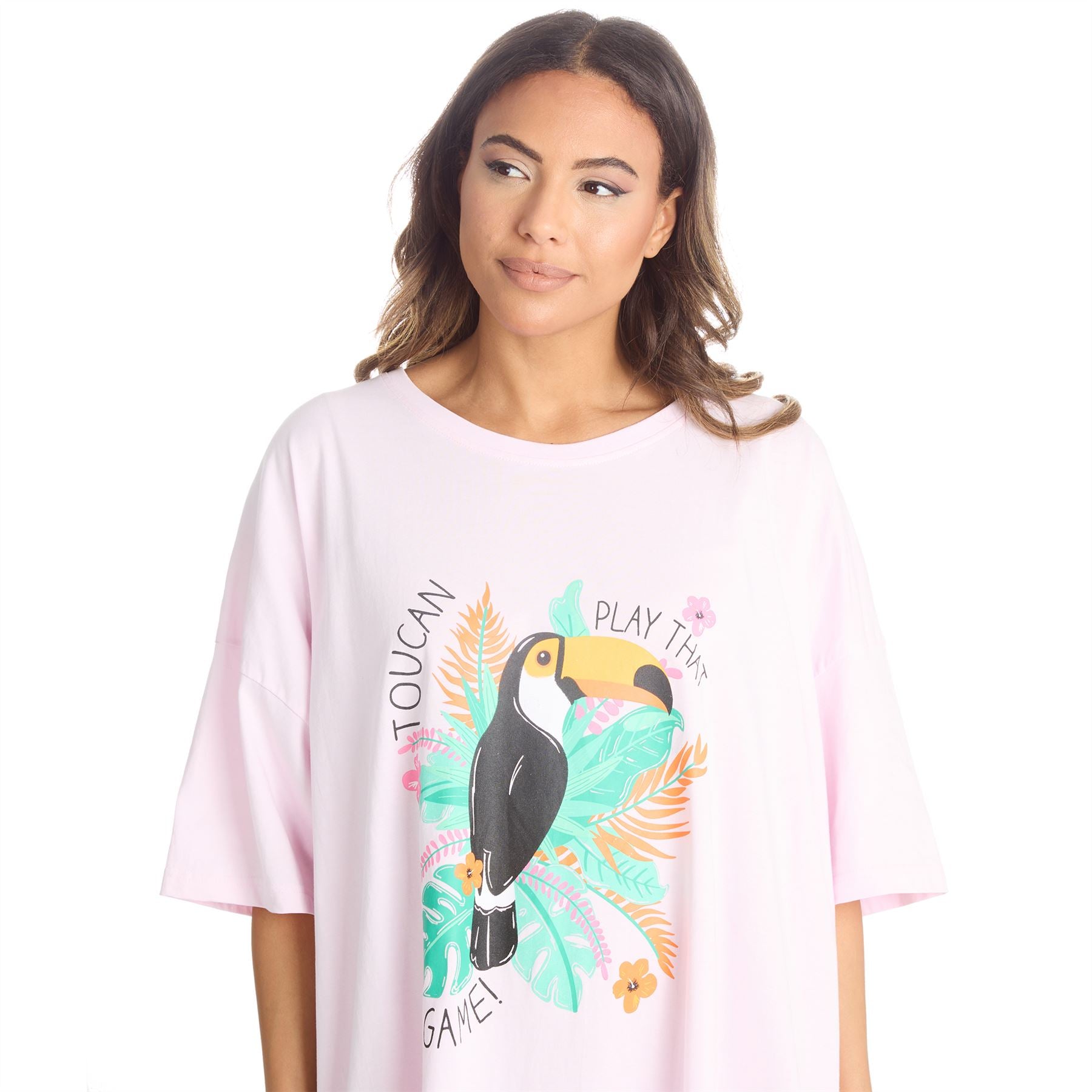 Slumber Party Womens Oversized Sleep T-Shirt