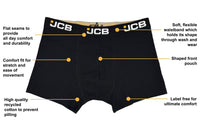 JCB Mens 2 Pack Cotton Trunks