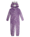 Girls Purple Princess Leopard Onesie