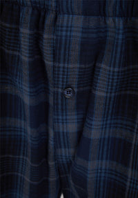 Walker Reid Mens Brushed Cotton Check Tailored Pyjamas