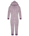 Girls Purple Hedgehog Onesie