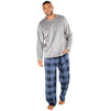 Cargo Bay Mens Polished Fleece Check Pyjamas