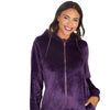 Womens Polished Fleece Hooded Onesie