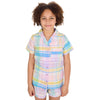 Forever Dreaming Girls Check Button Short Pyjamas