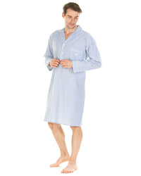 Haigman Mens 100% Poplin Cotton Nightshirt