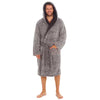 Undercover Mens Sherpa Fleece Dressing Gown