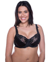 Gemm Womens Underwired Satin & Lace Bra