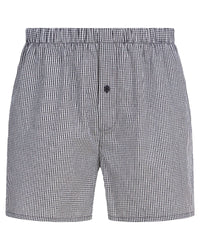 Walker Reid Mens 2 Pack 100% Woven Cotton Boxers