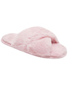 Loungeable Womens Fluffy Cross Slippers