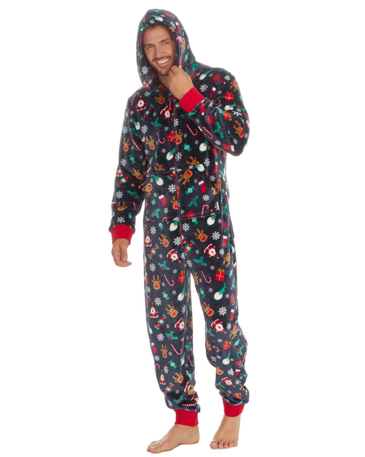 Unisex Christmas Hooded Onesie