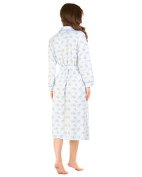 La Marquise Womens Primrose in Bloom Mock Quilt Robe