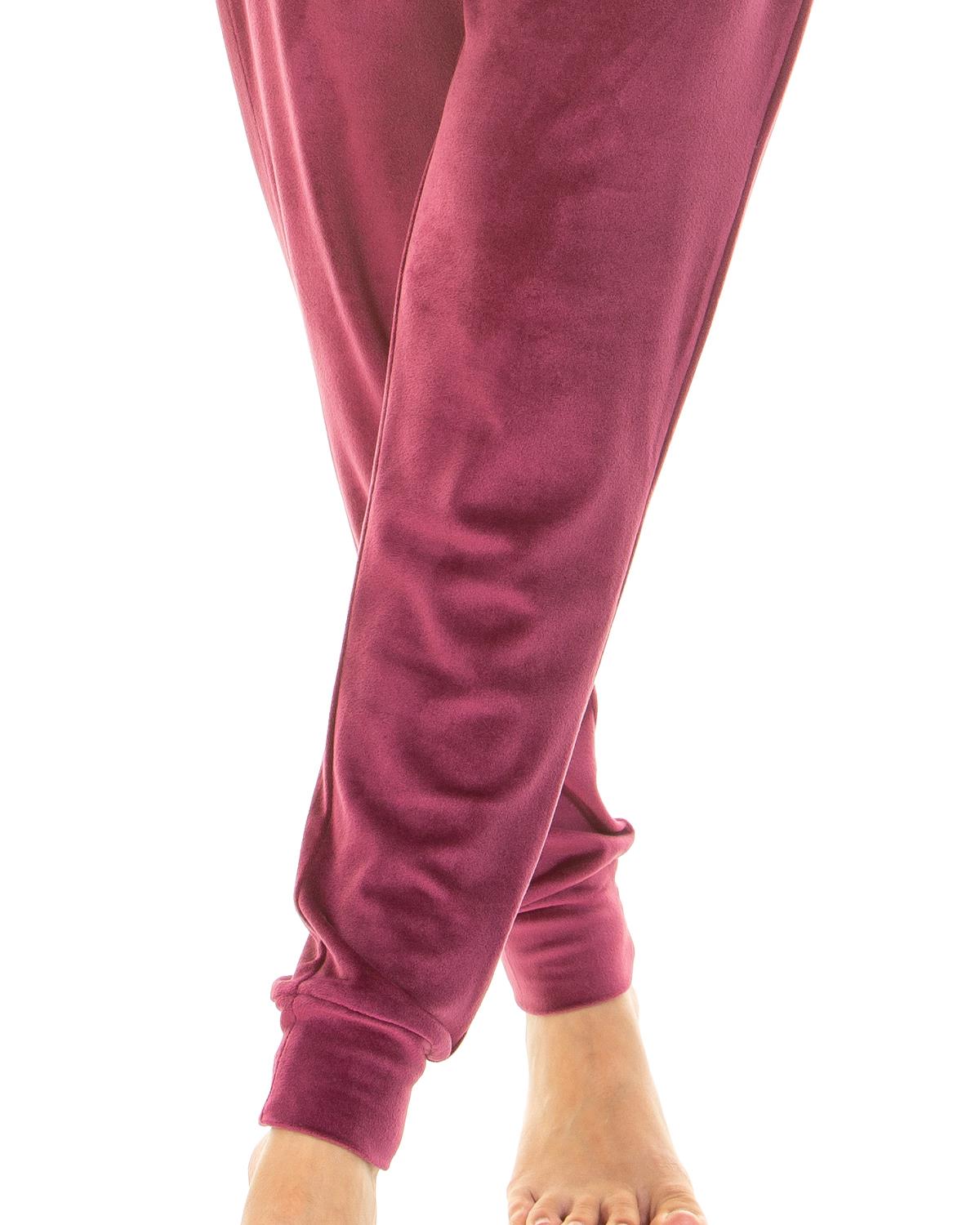 La Marquise Womens Velour Lounge Hooded Pyjamas