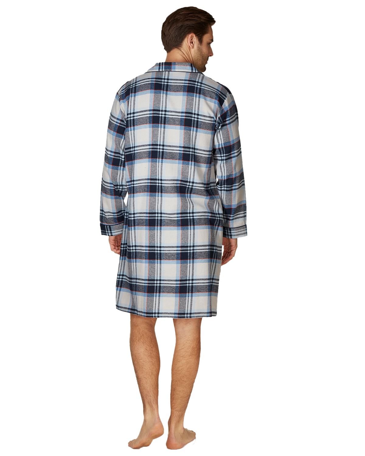 Haigman Mens Brushed 100% Cotton Nightshirt