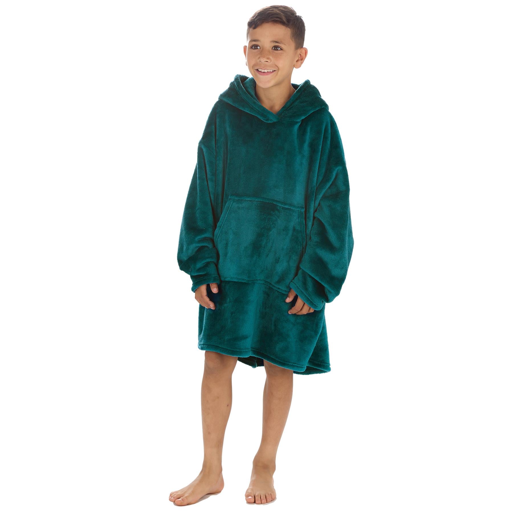 Huggable Kids Plush Fleece Oversized Snuggle Hoodie