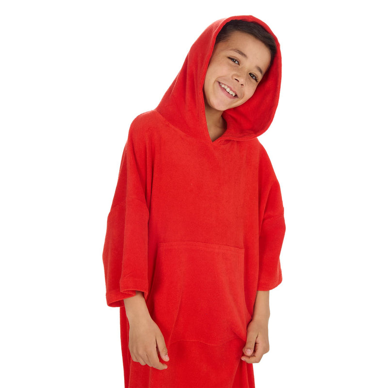 Huggable Kids Hooded Towelling Poncho