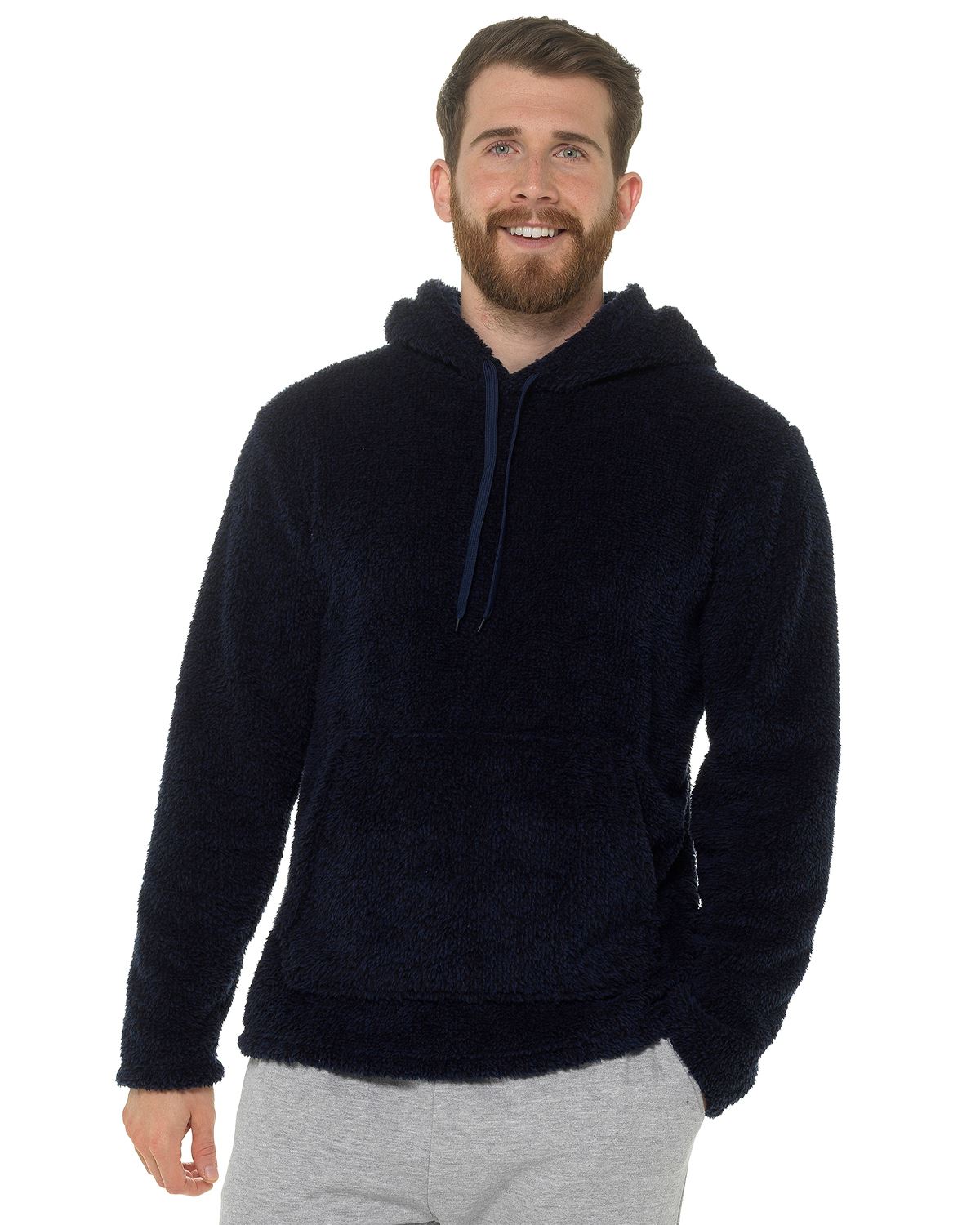 Foxbury Mens Fleece Lounge Hoodie Slumber Hut