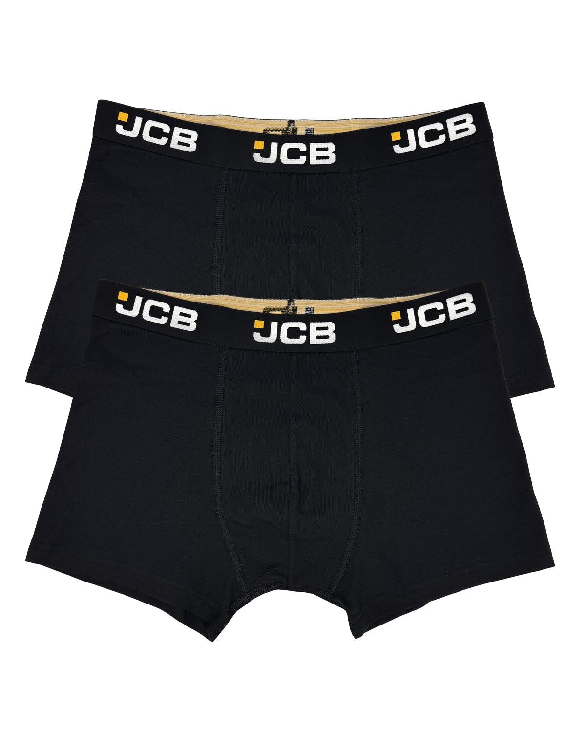 JCB Mens 2 Pack Cotton Trunks