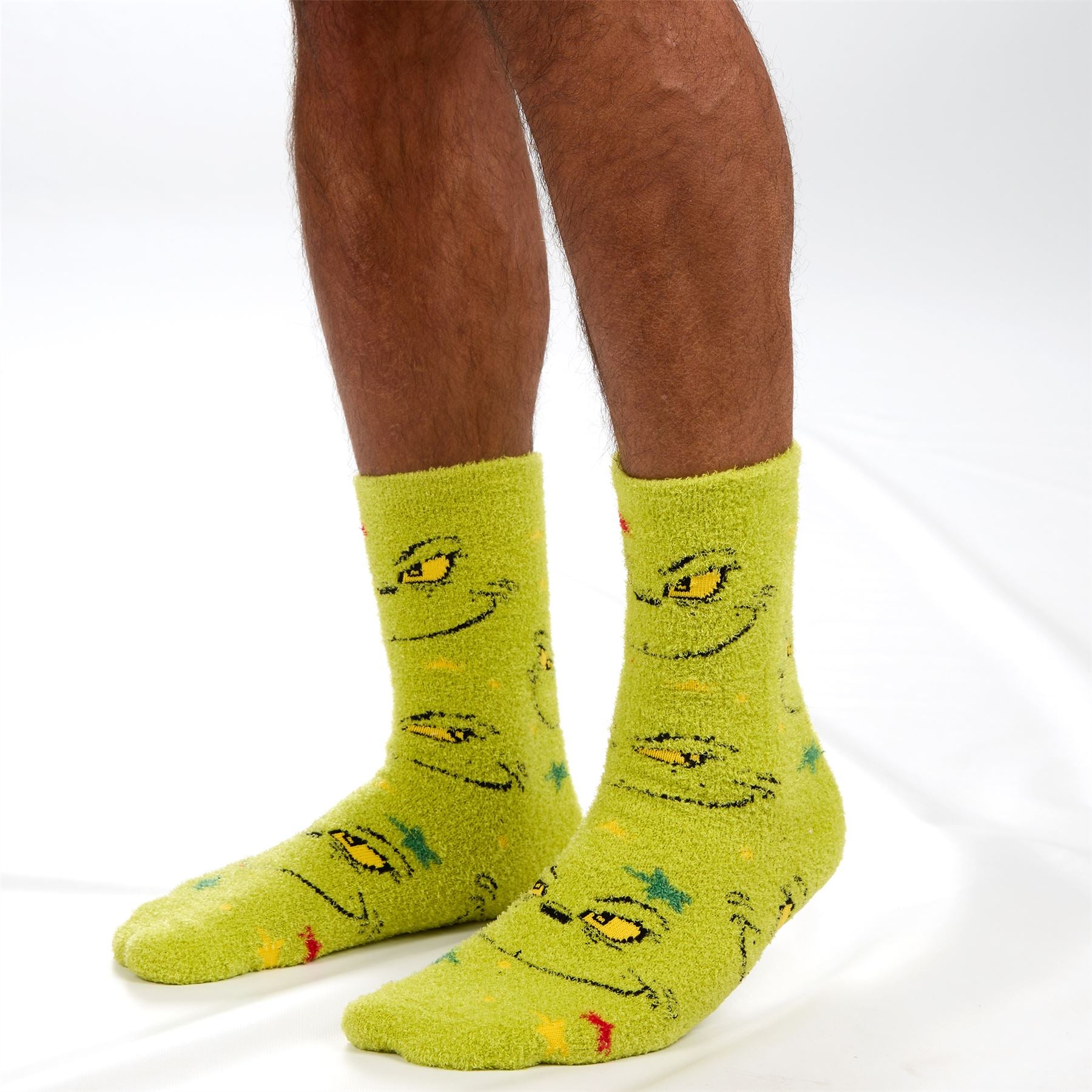 The Grinch Mens 2 Pack Christmas Cosy Socks