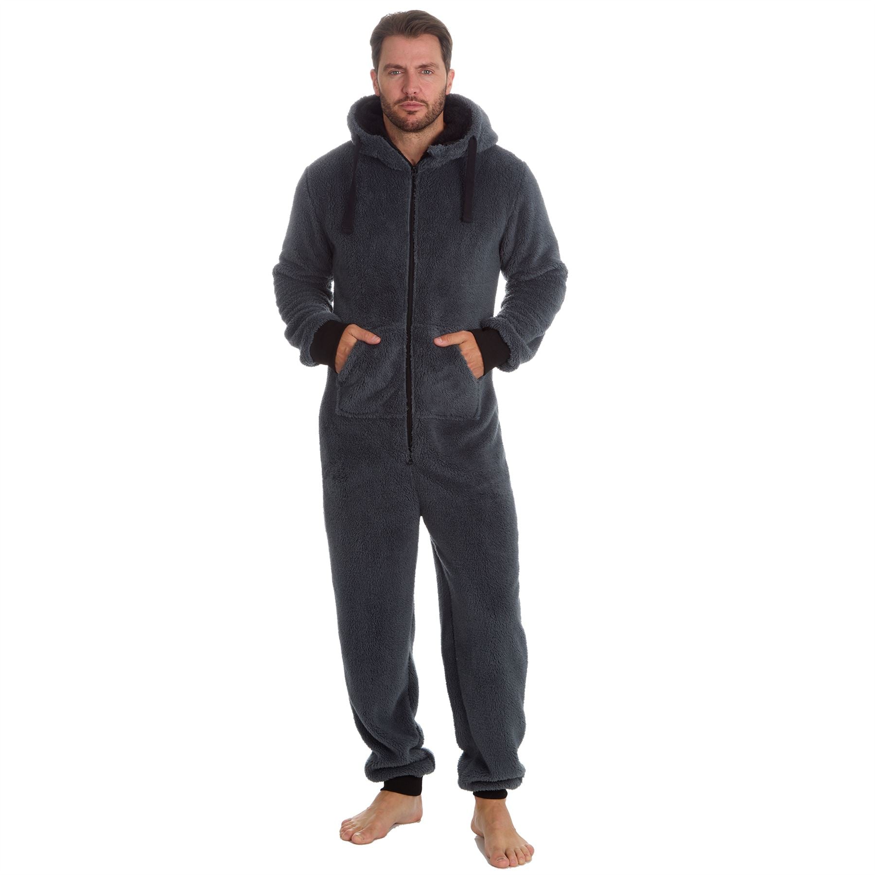 Slumber Hut Mens Snuggle Fleece Onesie