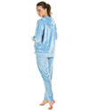 La Marquise Womens Velour Lounge Hooded Pyjamas