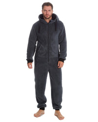 Slumber Hut Mens Snuggle Fleece Onesie