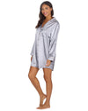 Slumber Party Womens Satin Nightshirt