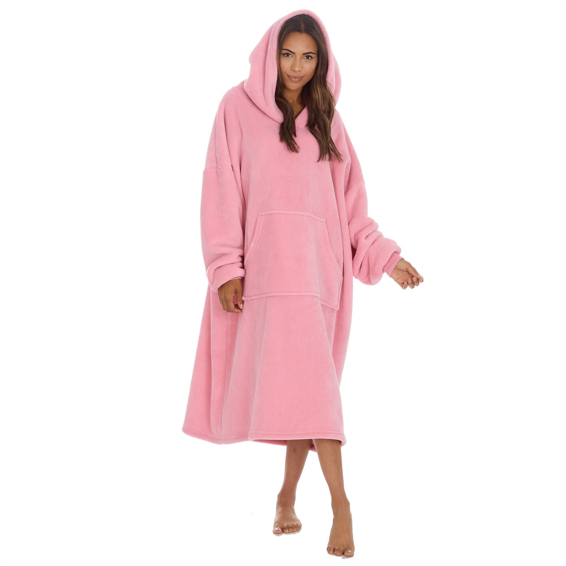 Huggable Womens Oversized Sherpa Lined Hoodie