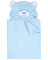 Babytown Animal Fleece Hooded Blanket