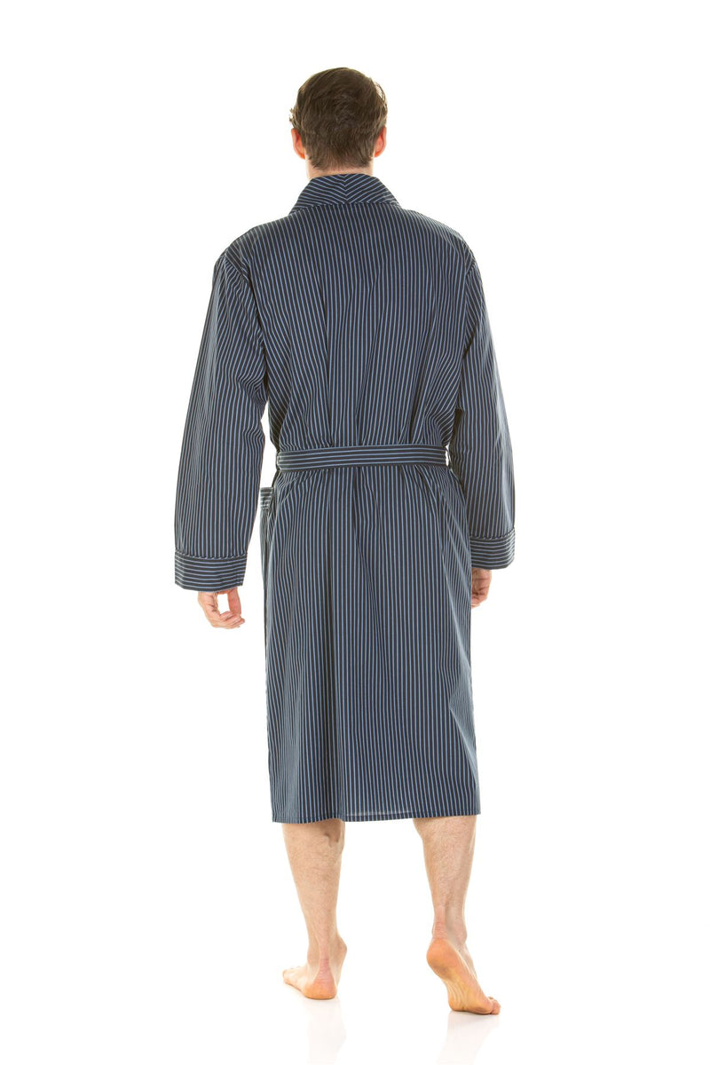 Haigman Mens 100% Poplin Cotton Dressing Gown