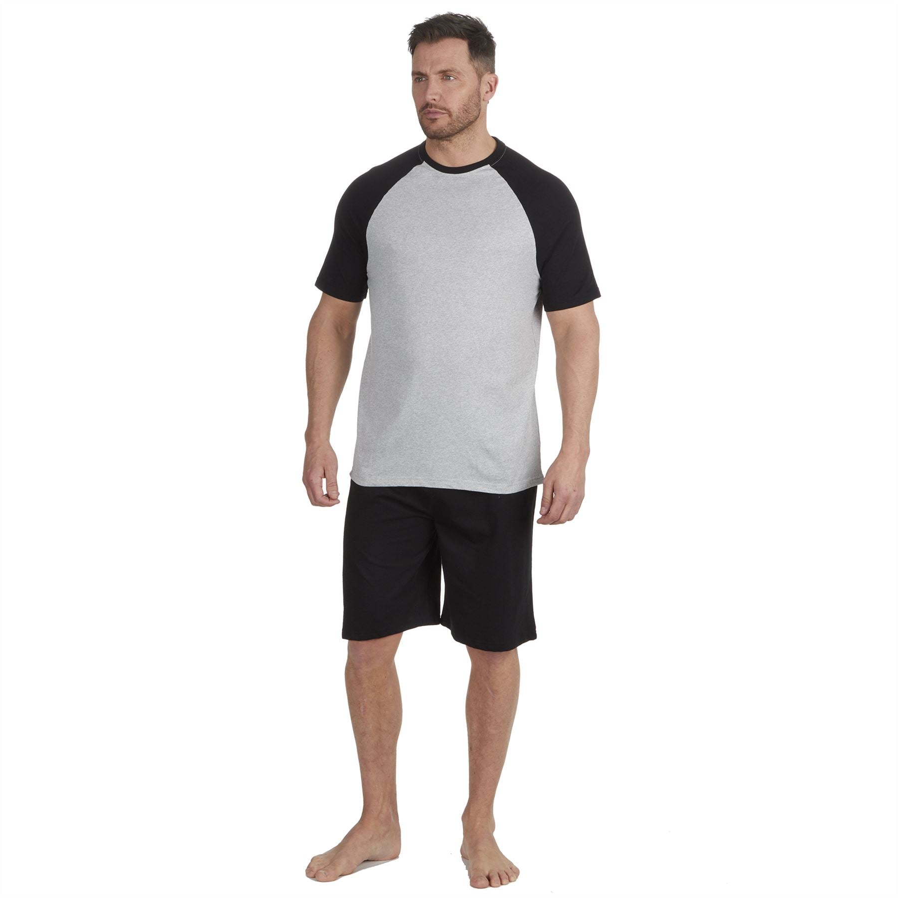 Cargo Bay Mens Contrast Short Jersey Pyjamas