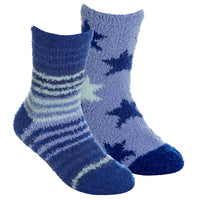 4 Pairs Boys Stripes & Stars Cosy Socks