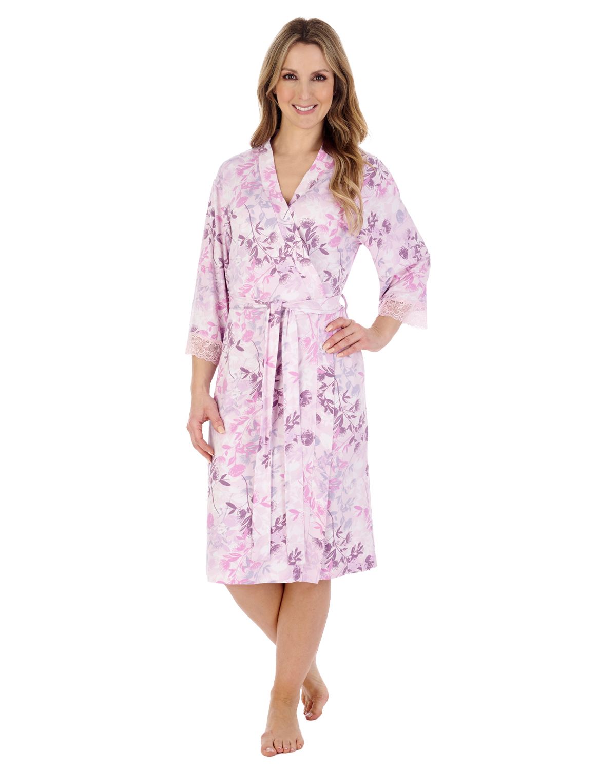 Gaspé Womens 42" Supersoft Kimono Robe